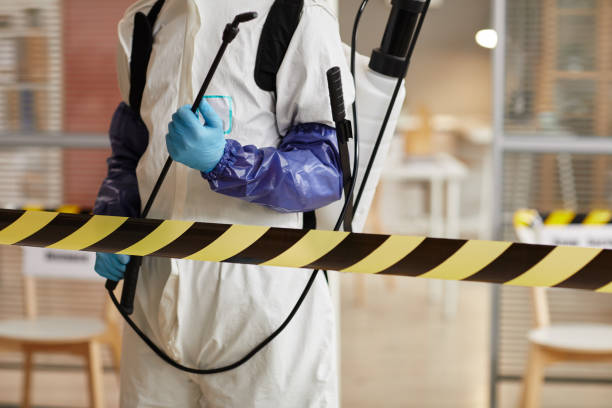 Professional Biohazard Cleanup technician working in Cobb Island, MD